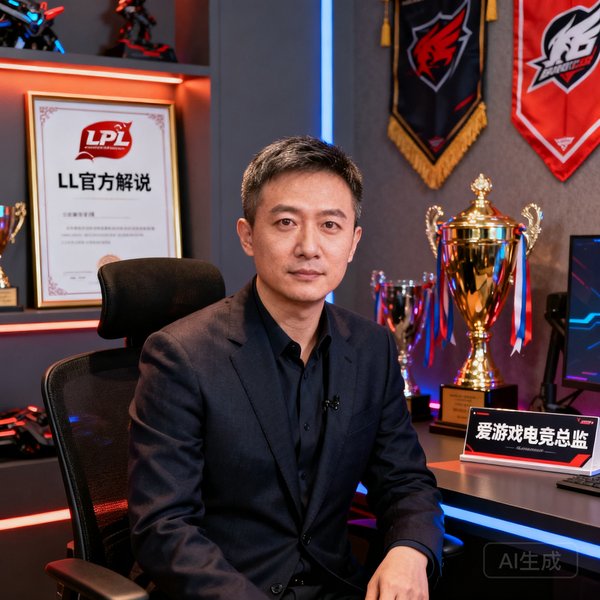 爱游戏电竞总监王磊，前LPL官方解说，负责赛事内容与战队关系